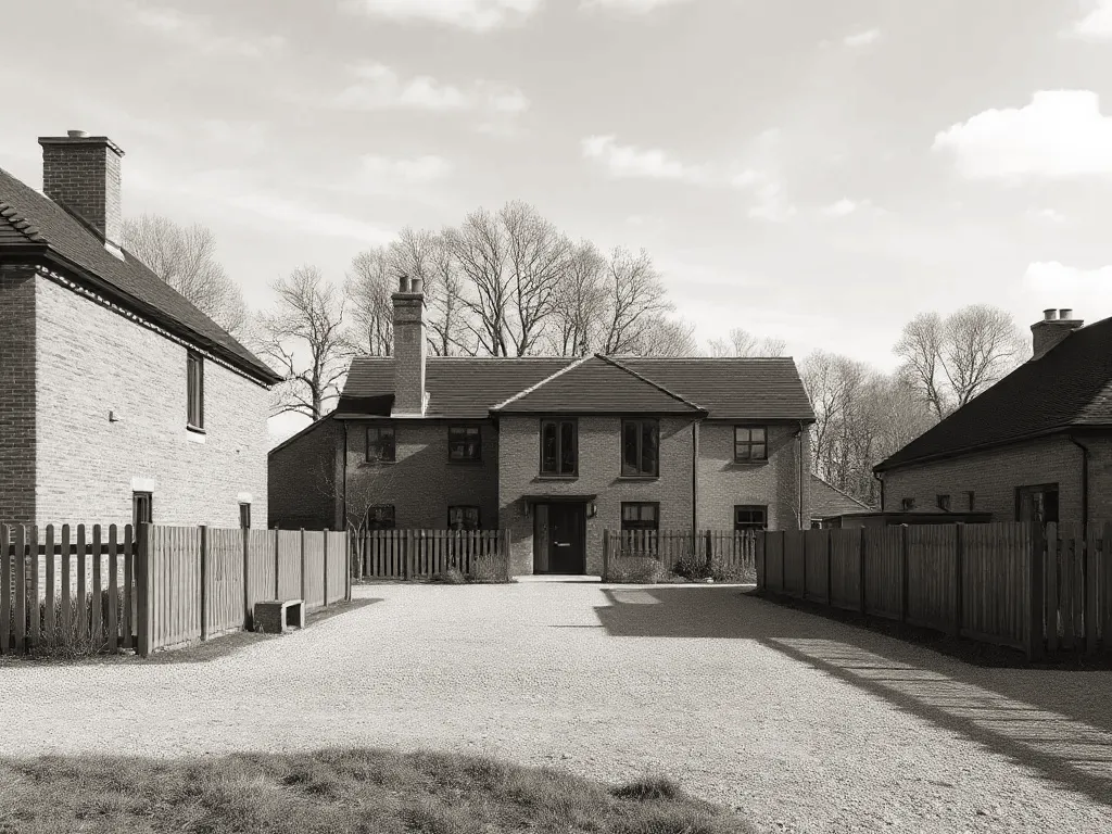 The site involved in Four Oaks conservation area, near Walsall, seen from a distance