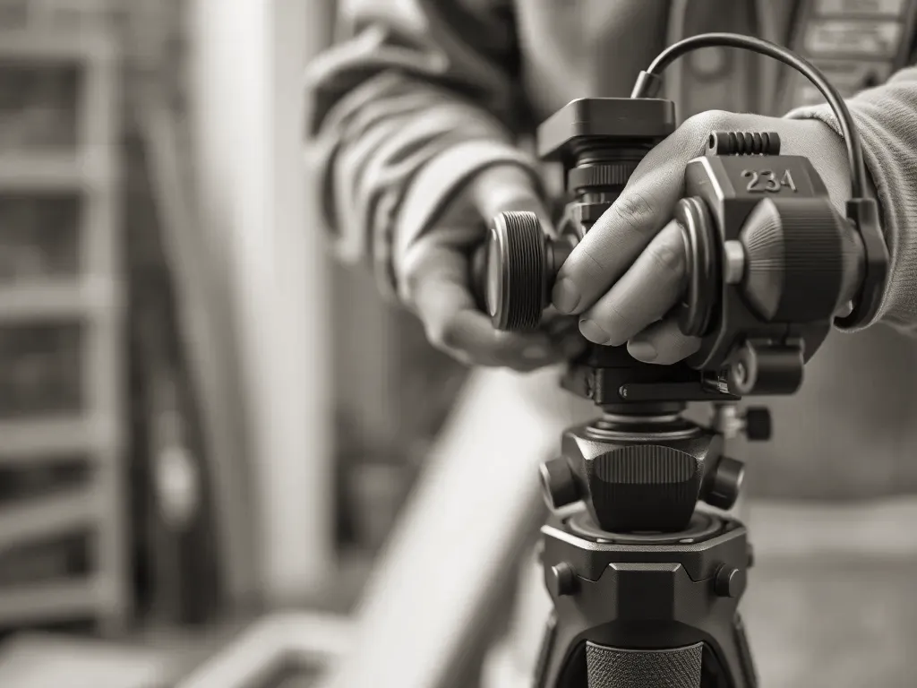 Equipment used for suburban estate remodel, photographed close up